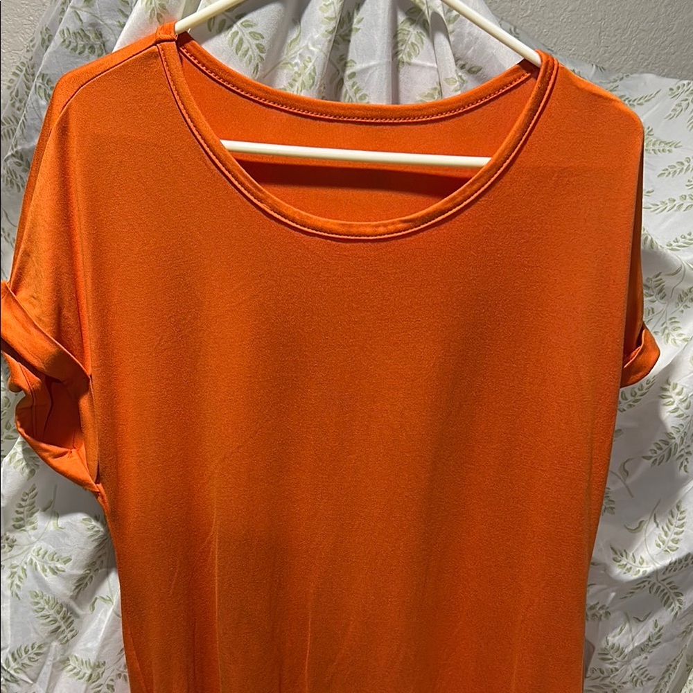 Orange Women's Top